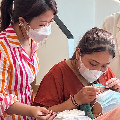 Proses academy kelas Eyelash extension lavere lash academy
