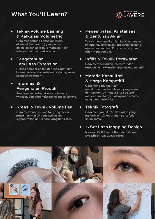Level 2 Volume Foundation Course for Beginners | Eyelash Extension | Lavere Academy