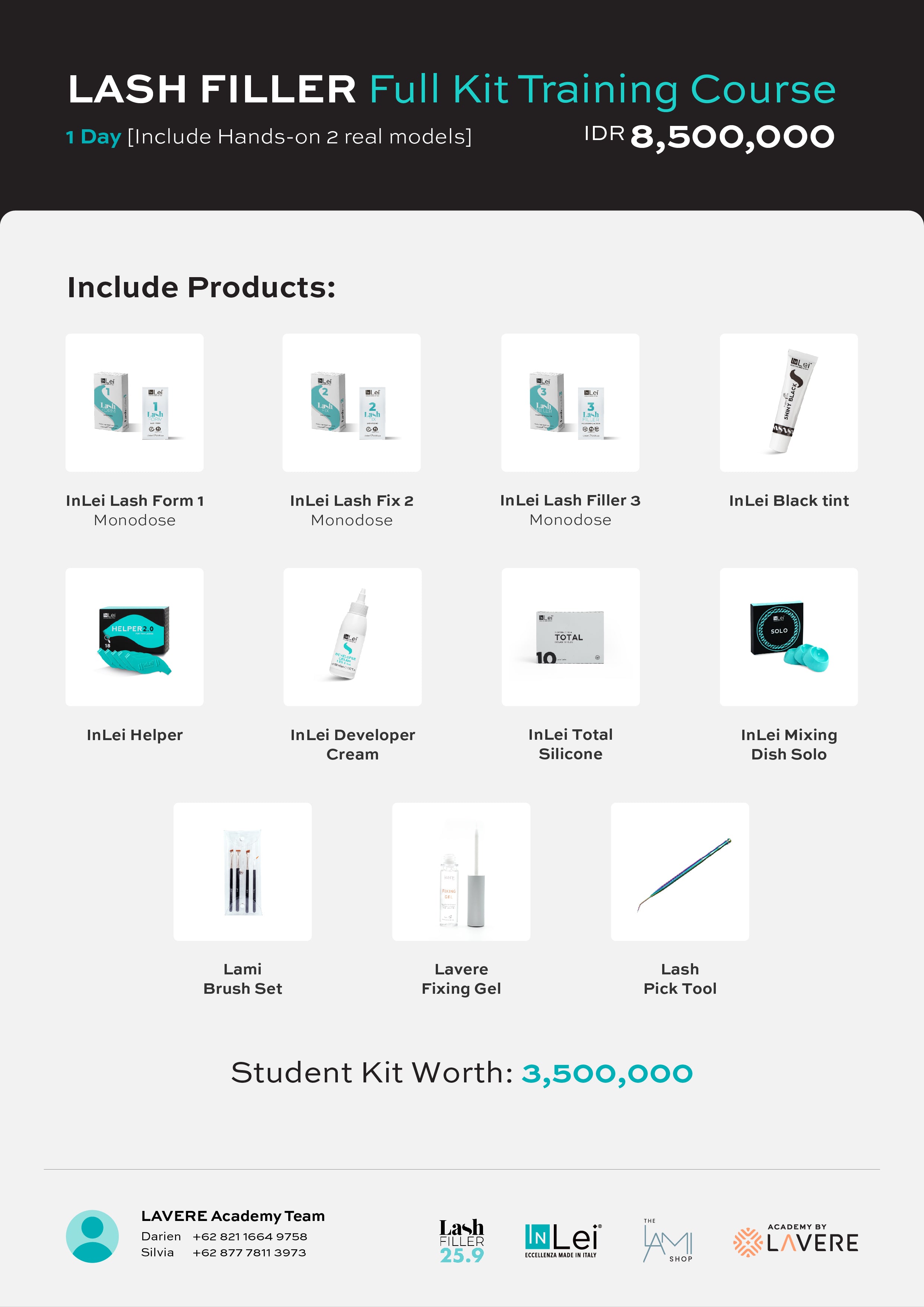 Filler Full Kit Training Course by Lavere Academy