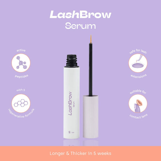 Lash Brow Serum (5ml) ENHANCE. LENGTHEN . STRENGTHEN | Memaksimalkan keindahan bulu mata dan alismu