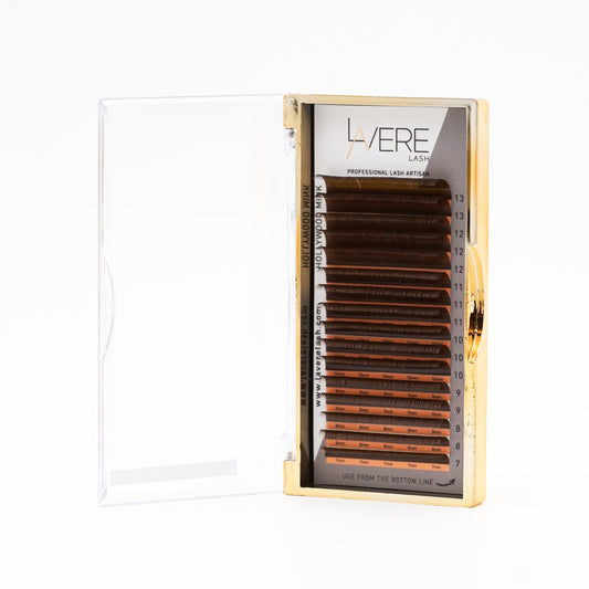 Lavere Lash Hollywood Mink Dark Brown (UPGRADED Sticker) - Lavere Lash