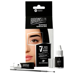 Bronsun Eyelash and Eyebrow Home Dye Kit | With Developer Cream