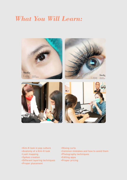 Kim-K Volume Styling Perfection Face to Face Class - Lavere Lash