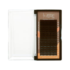 NEW! Lavere Lash Dark Chocolate Tru flat Single Mixed Lash - Brown - Lavere Lash