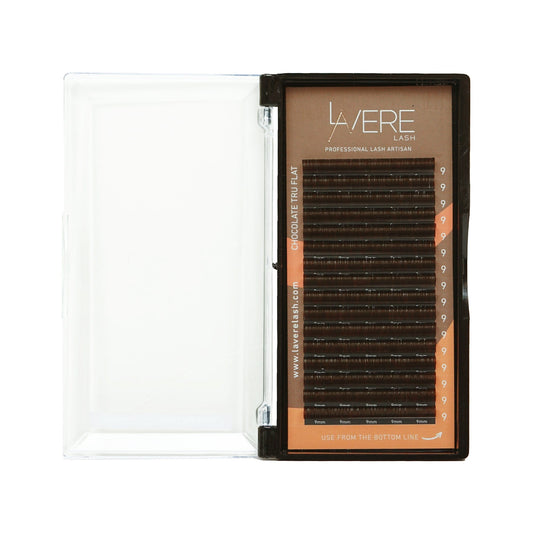 NEW! Lavere Lash Dark Chocolate Tru flat Single Lash - Brown - Lavere Lash