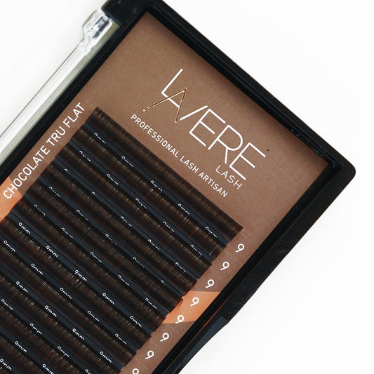 NEW! Lavere Lash Dark Chocolate Tru flat Single Lash - Brown - Lavere Lash