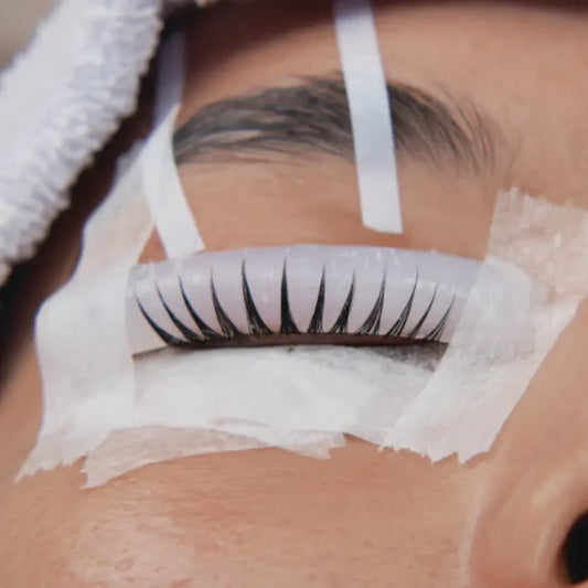 Penggunaan produk lash lift silicone lavere academy