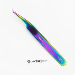Lavere Heron Tweezer | New Upgraded Fibre Tip |  Rainbow Finish