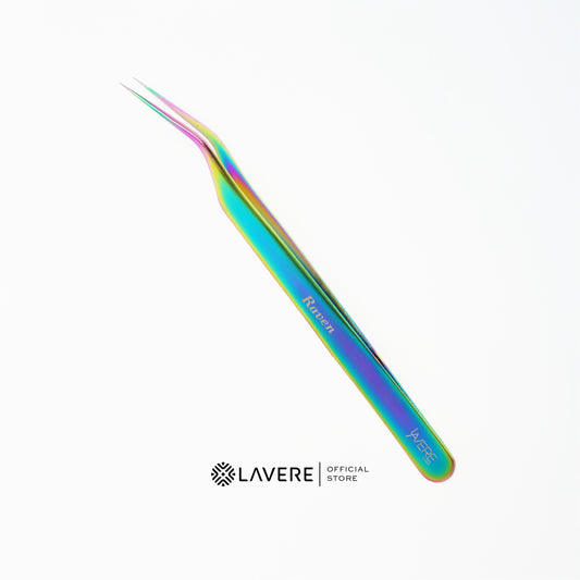 Lavere Raven Tweezer | Isolation Tweezers in New Length |  Rainbow finish