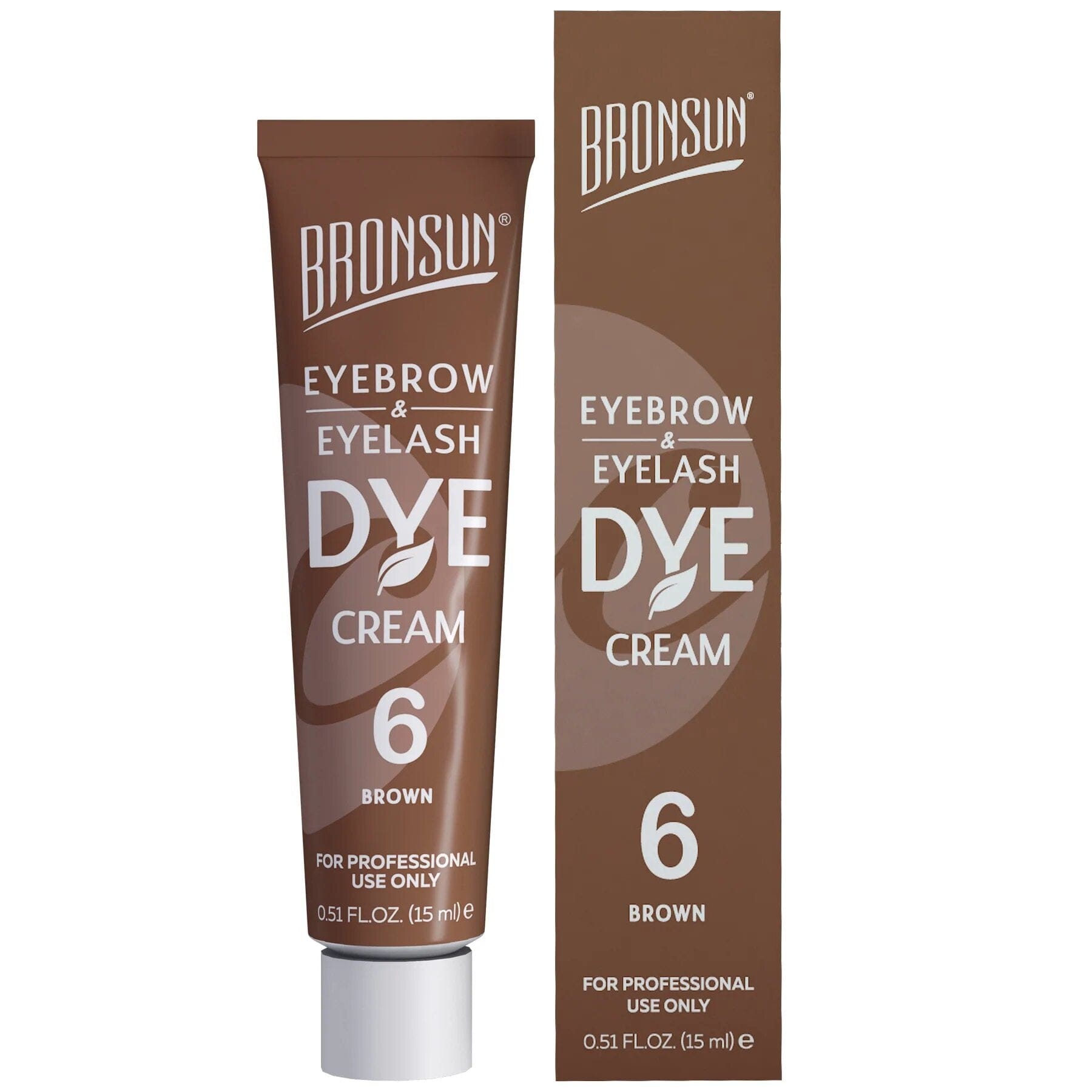 New! Bronsun Cream Dye Line For Eyebrow & Eyelash Dye Full Size 15mL - Lavere Lash